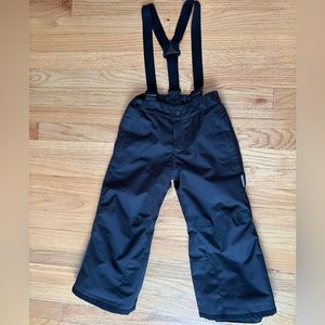 Reima Kids Black Snow Pants 4T